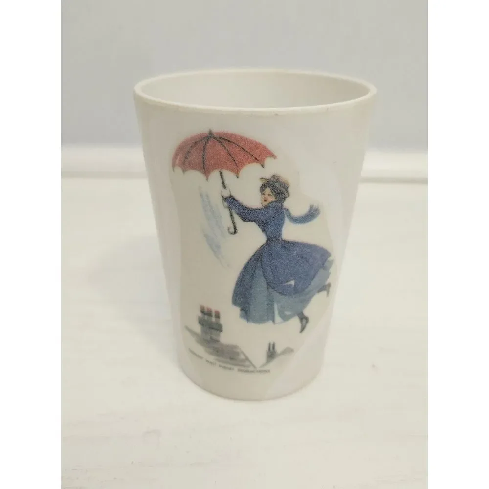 Vintage‎ 1964 MARY POPPINS Melamine Walt Disney Productions Cup Allied Chemical